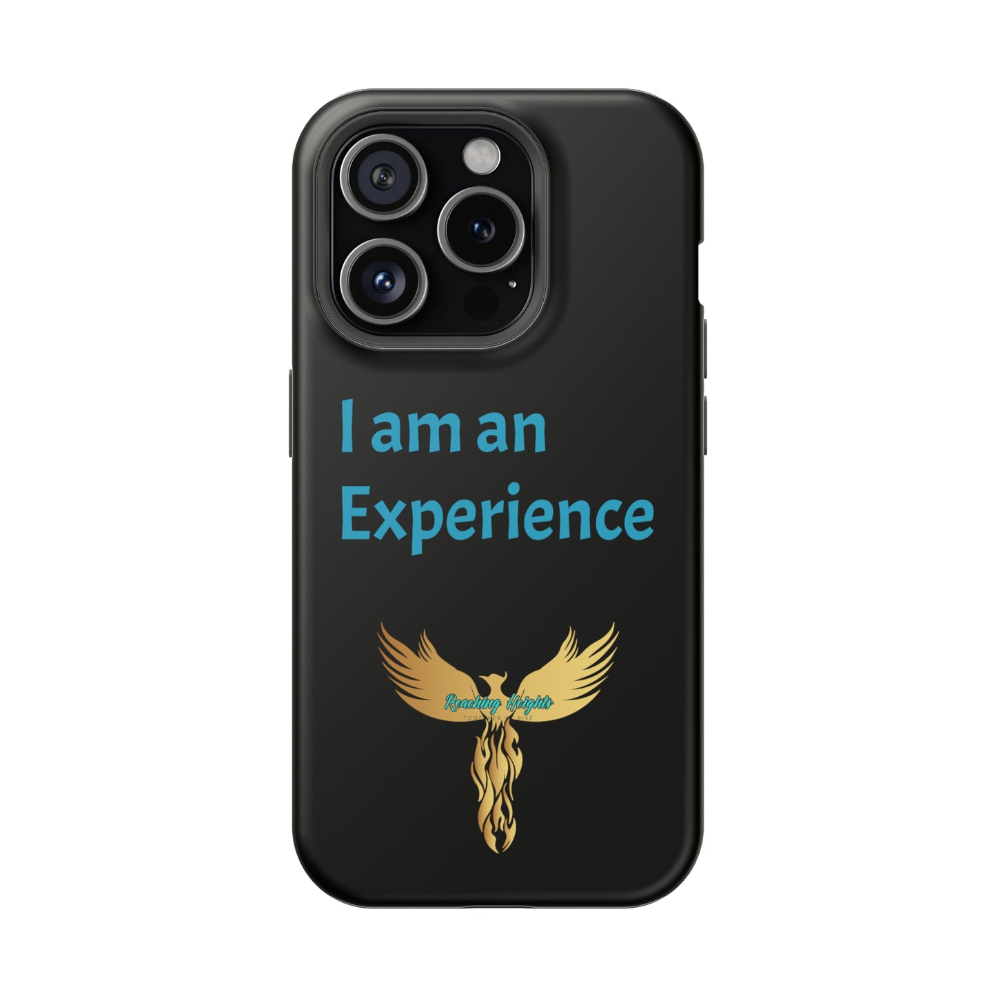 I am an Experience: Black: Turquoise Font: MagSafe Tough Cases