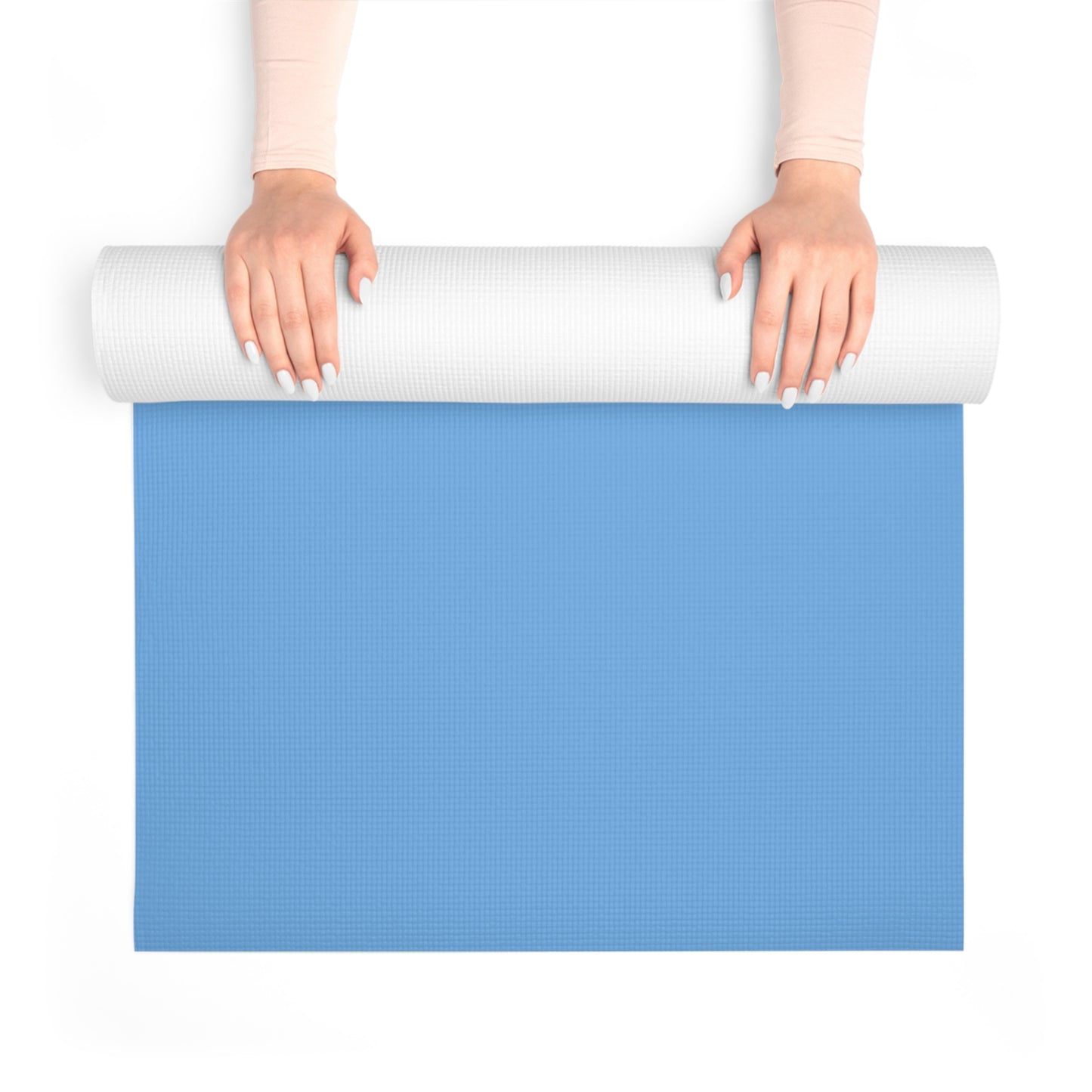 RH Splash: Light Blue: Foam Yoga Mat