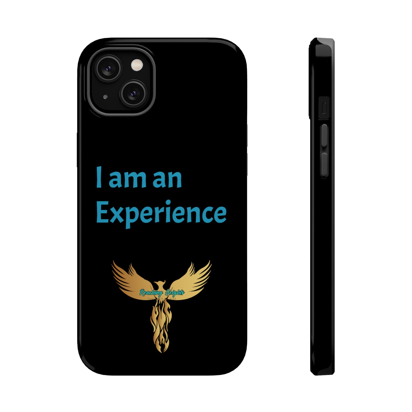 I am an Experience: Black: Turquoise Font: MagSafe Tough Cases