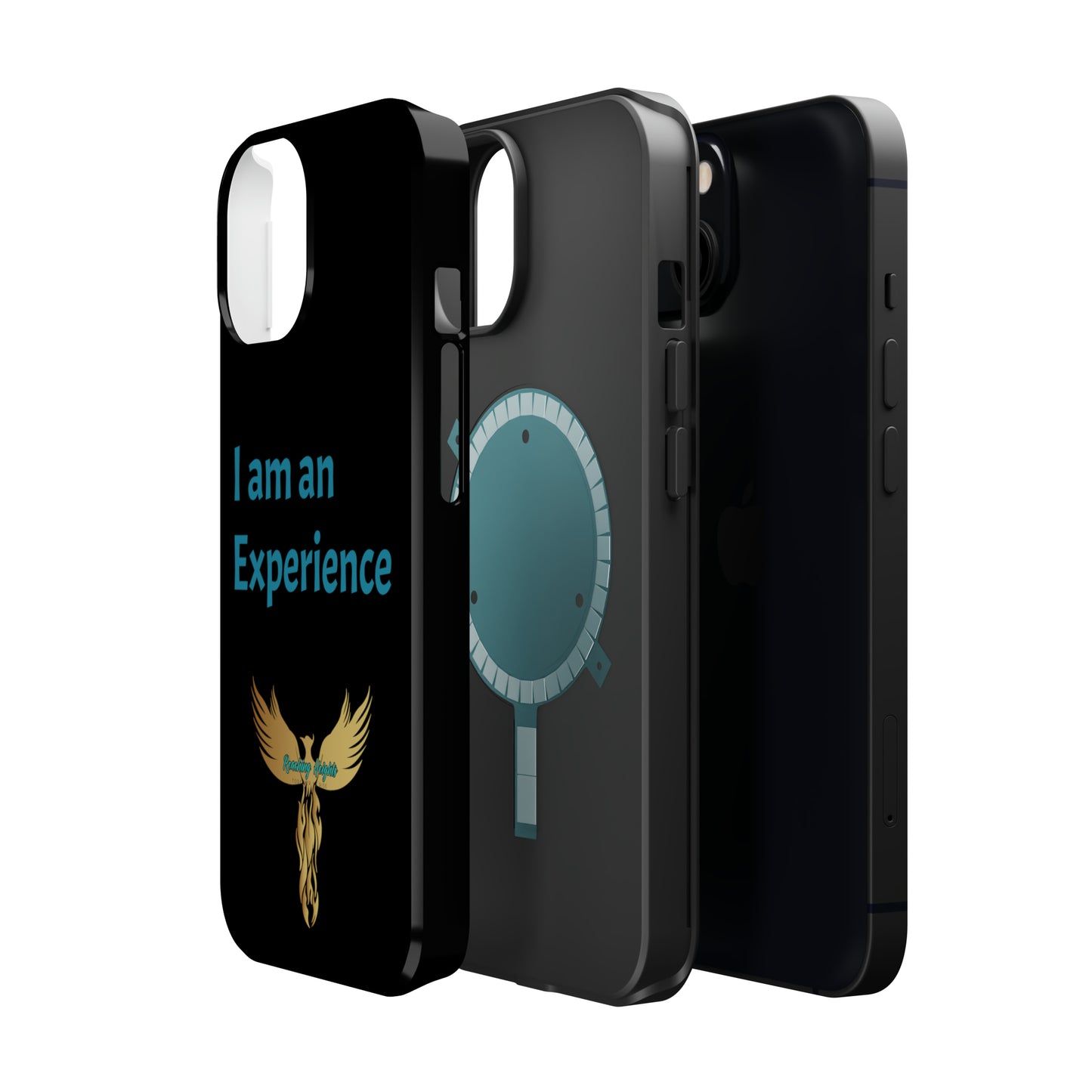 I am an Experience: Black: Turquoise Font: MagSafe Tough Cases