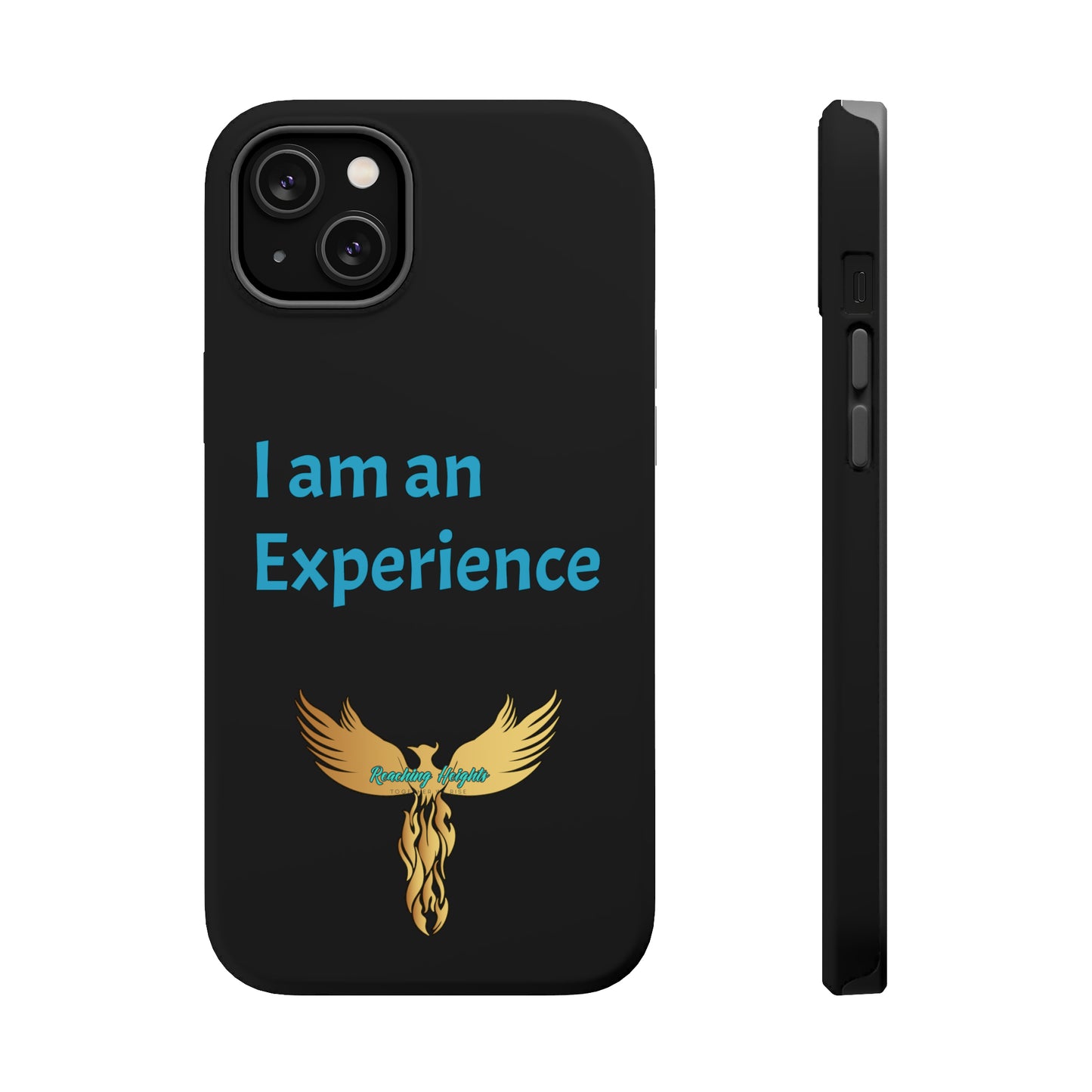 I am an Experience: Black: Turquoise Font: MagSafe Tough Cases