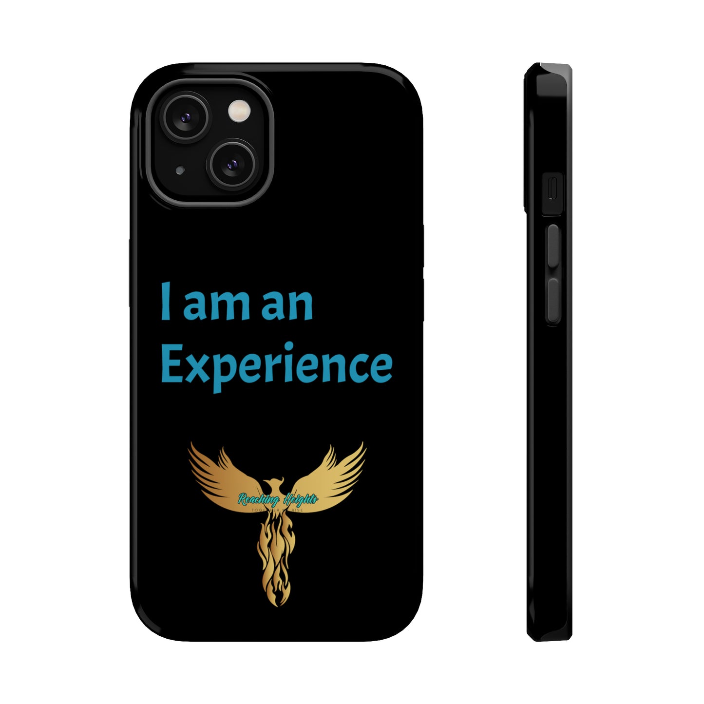 I am an Experience: Black: Turquoise Font: MagSafe Tough Cases