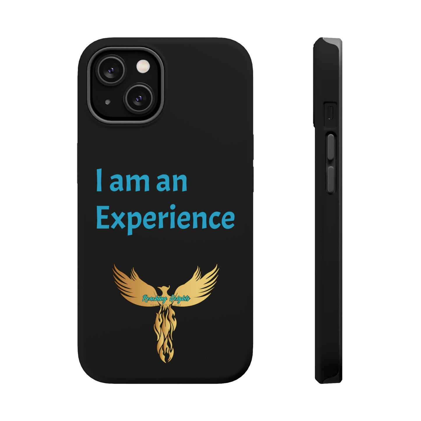 I am an Experience: Black: Turquoise Font: MagSafe Tough Cases