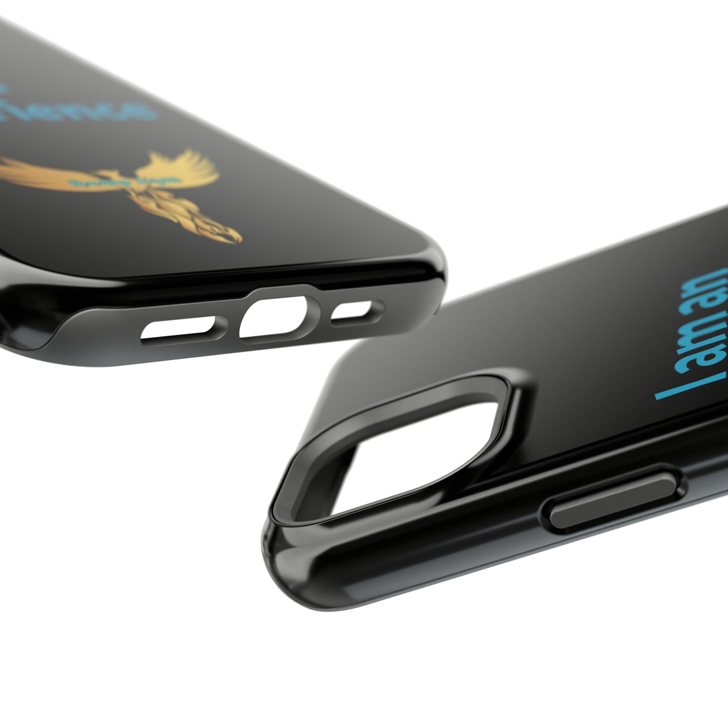 I am an Experience: Black: Turquoise Font: MagSafe Tough Cases