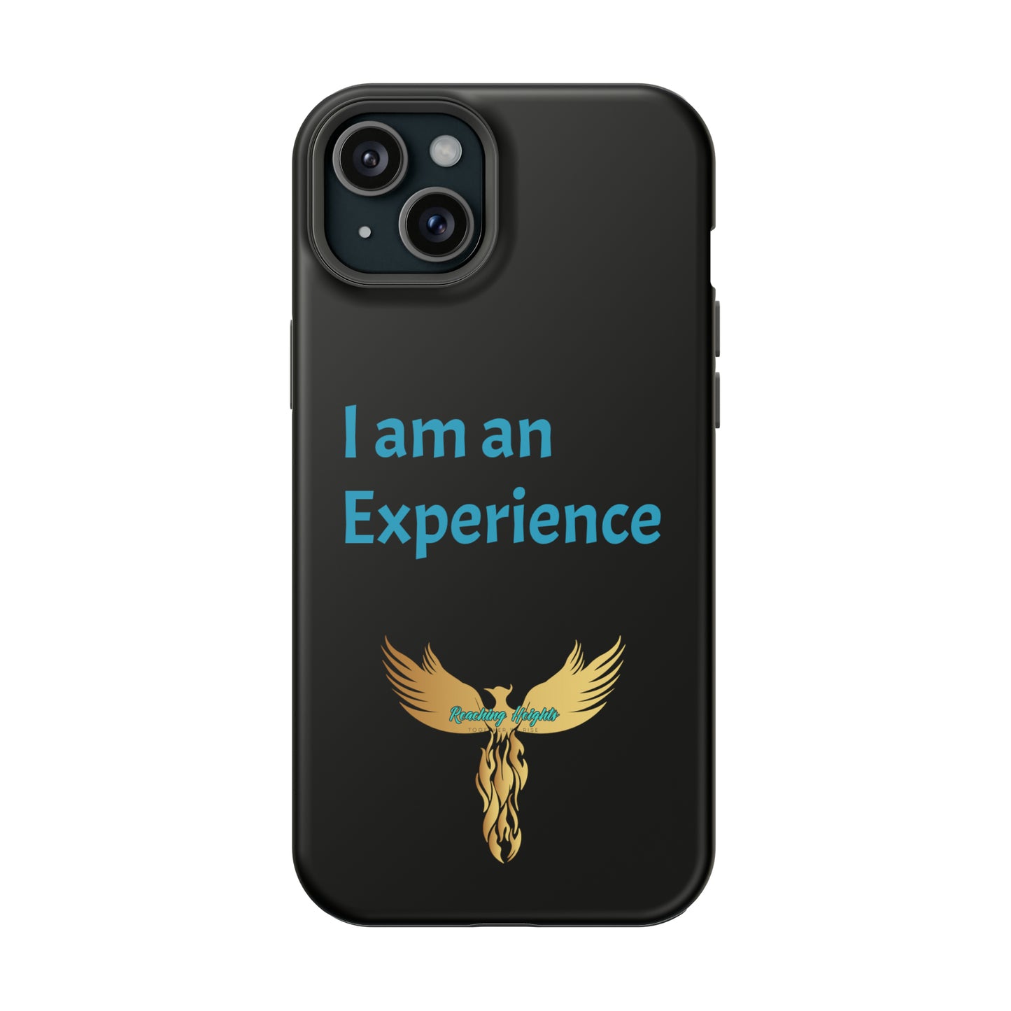 I am an Experience: Black: Turquoise Font: MagSafe Tough Cases