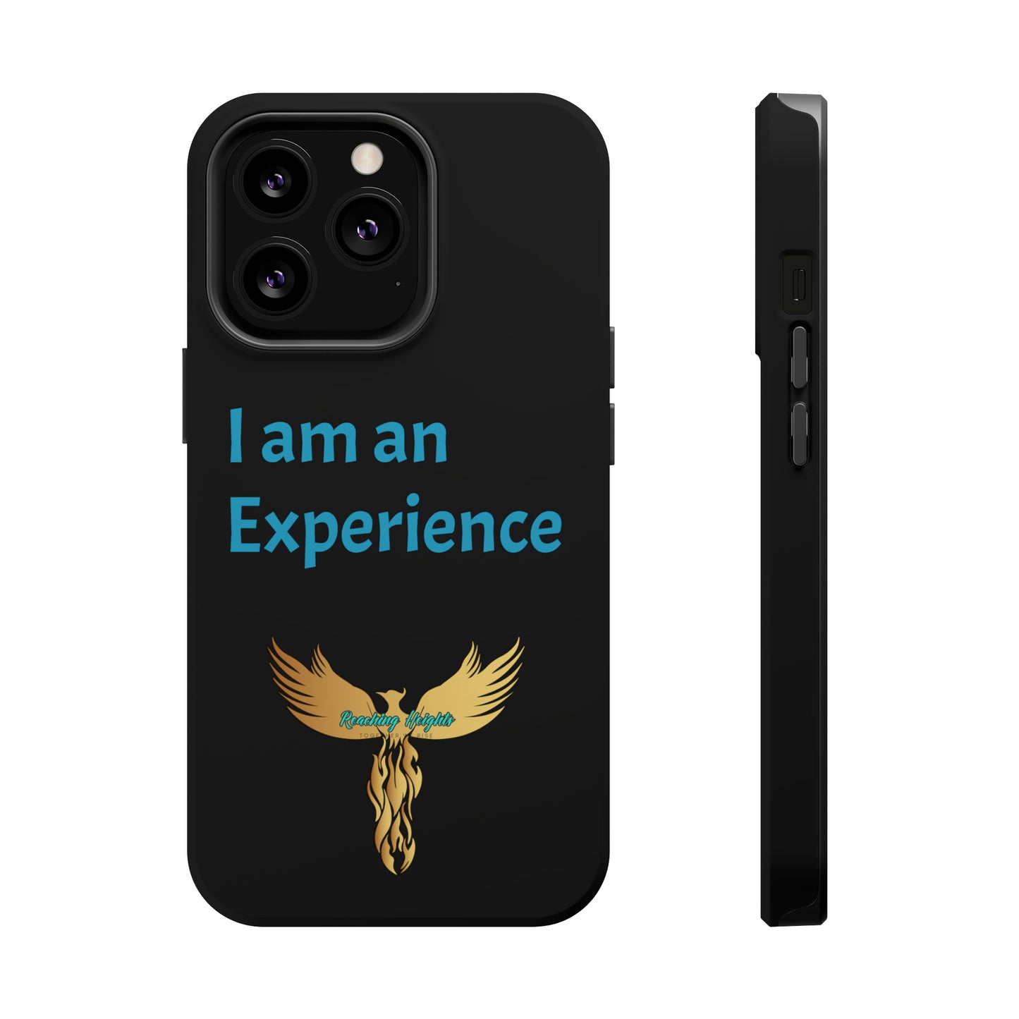 I am an Experience: Black: Turquoise Font: MagSafe Tough Cases
