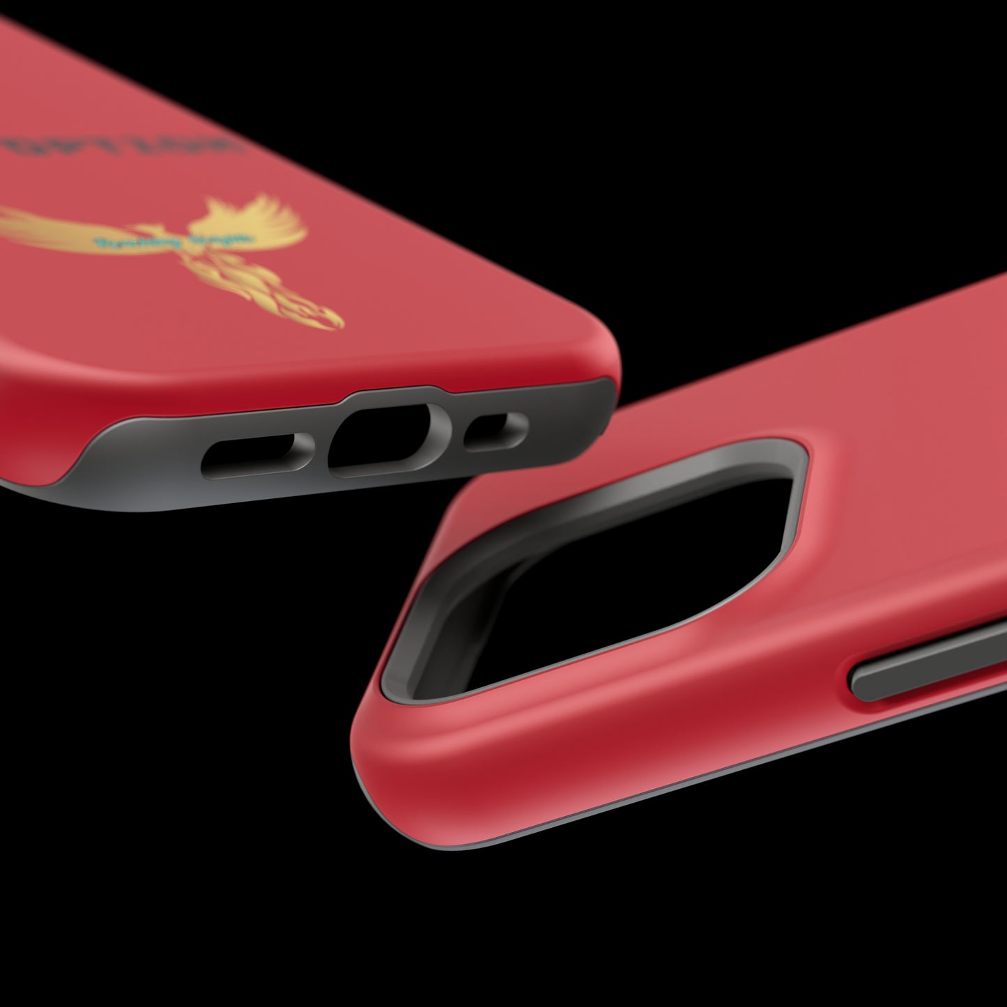 No Is Not an Option: Red: Black Font: MagSafe Tough Cases