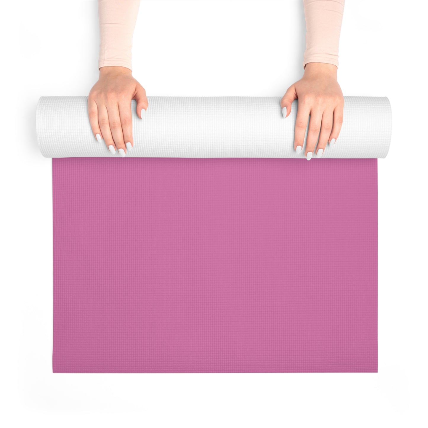 RH Logo: Pink: Foam Yoga Mat