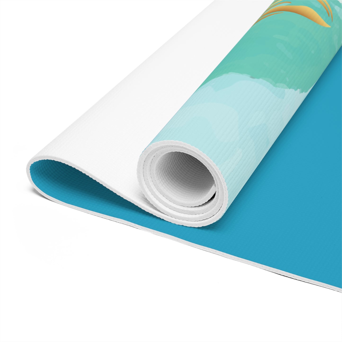 RH Splash: Turqouise: Foam Yoga Mat