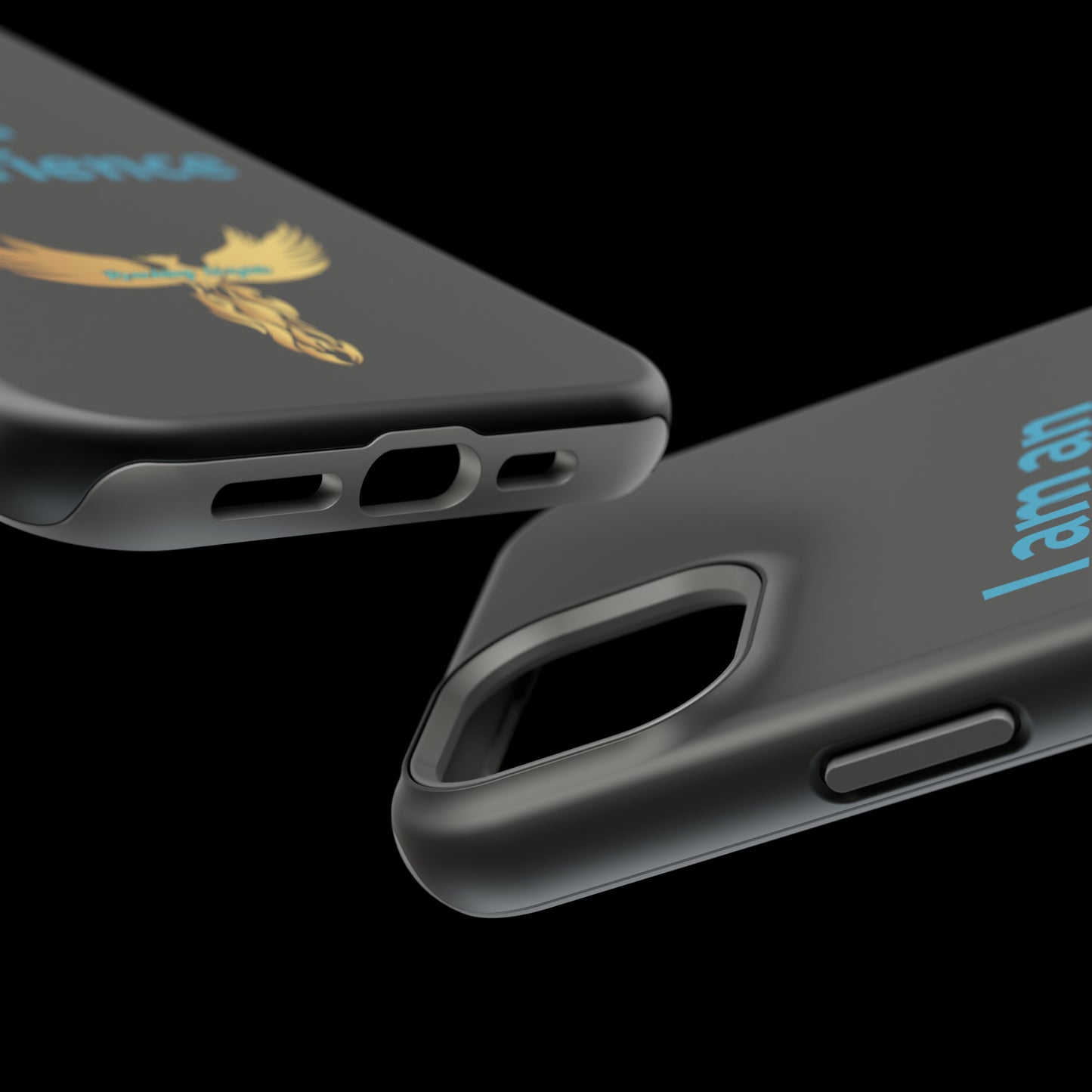 I am an Experience: Black: Turquoise Font: MagSafe Tough Cases
