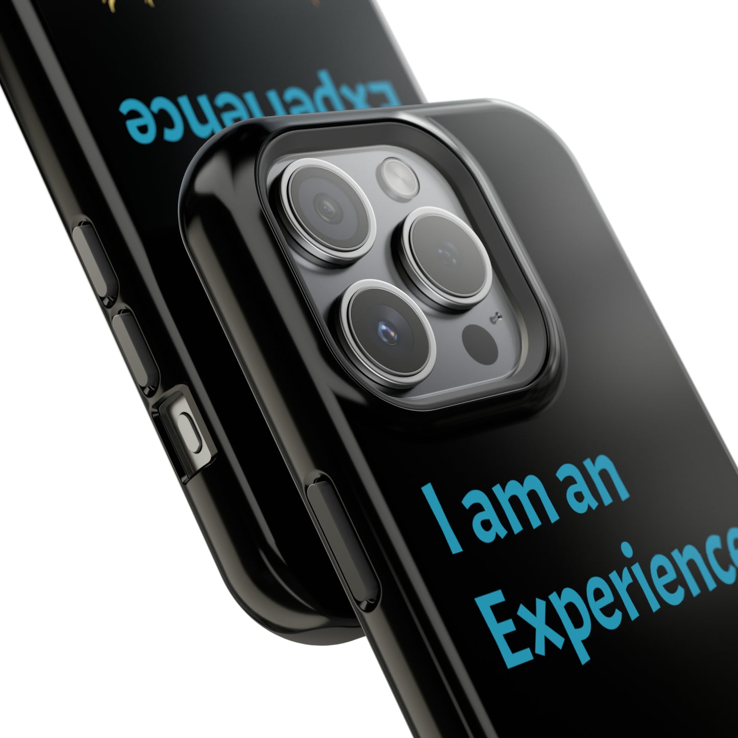 I am an Experience: Black: Turquoise Font: MagSafe Tough Cases
