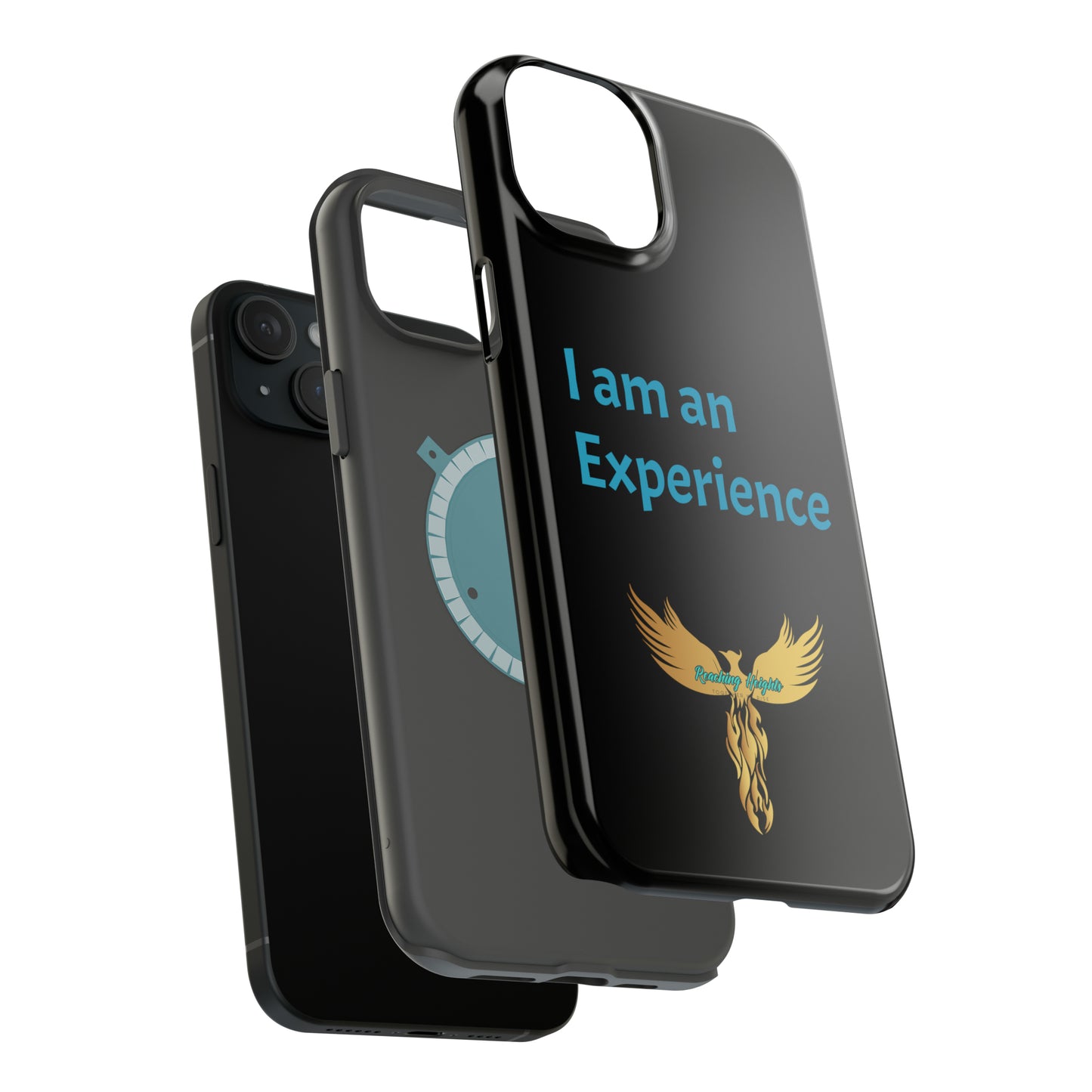 I am an Experience: Black: Turquoise Font: MagSafe Tough Cases