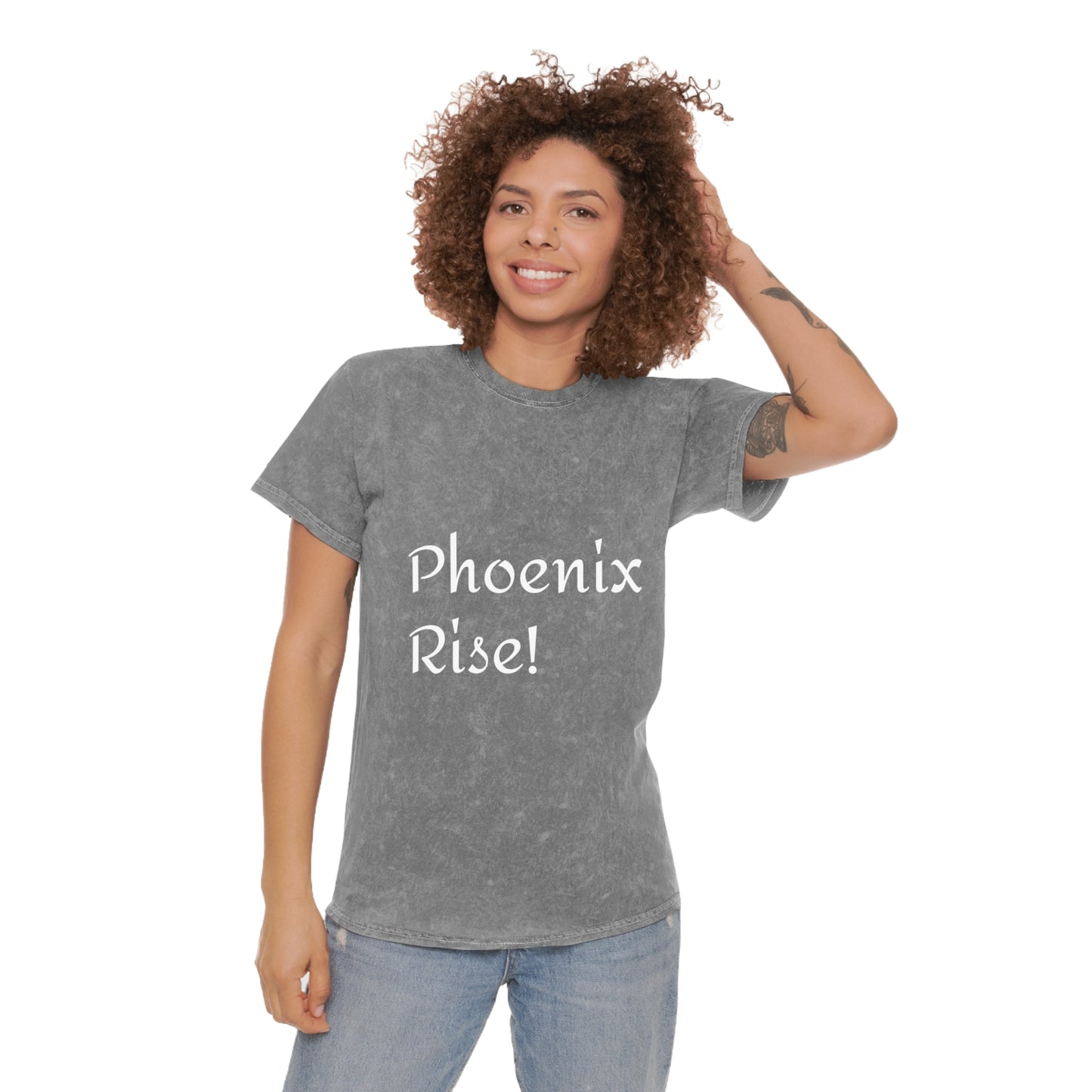 Phoenix Rise: Unisex Mineral Wash T-Shirt