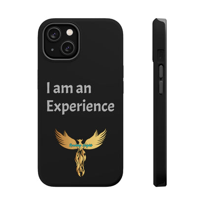 I am an Experience: Black: Light Grey Font: MagSafe Tough Cases