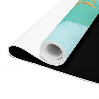 RH Splash: Black: Foam Yoga Mat