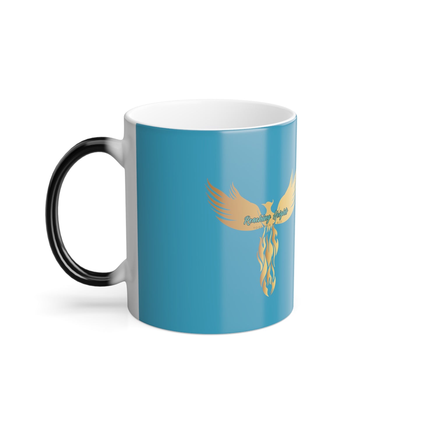 RH Logo: Turquoise: Morphing Mug, 11oz