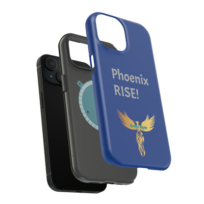 Phoenix Rise: Blue: Grey Font: MagSafe Tough Cases