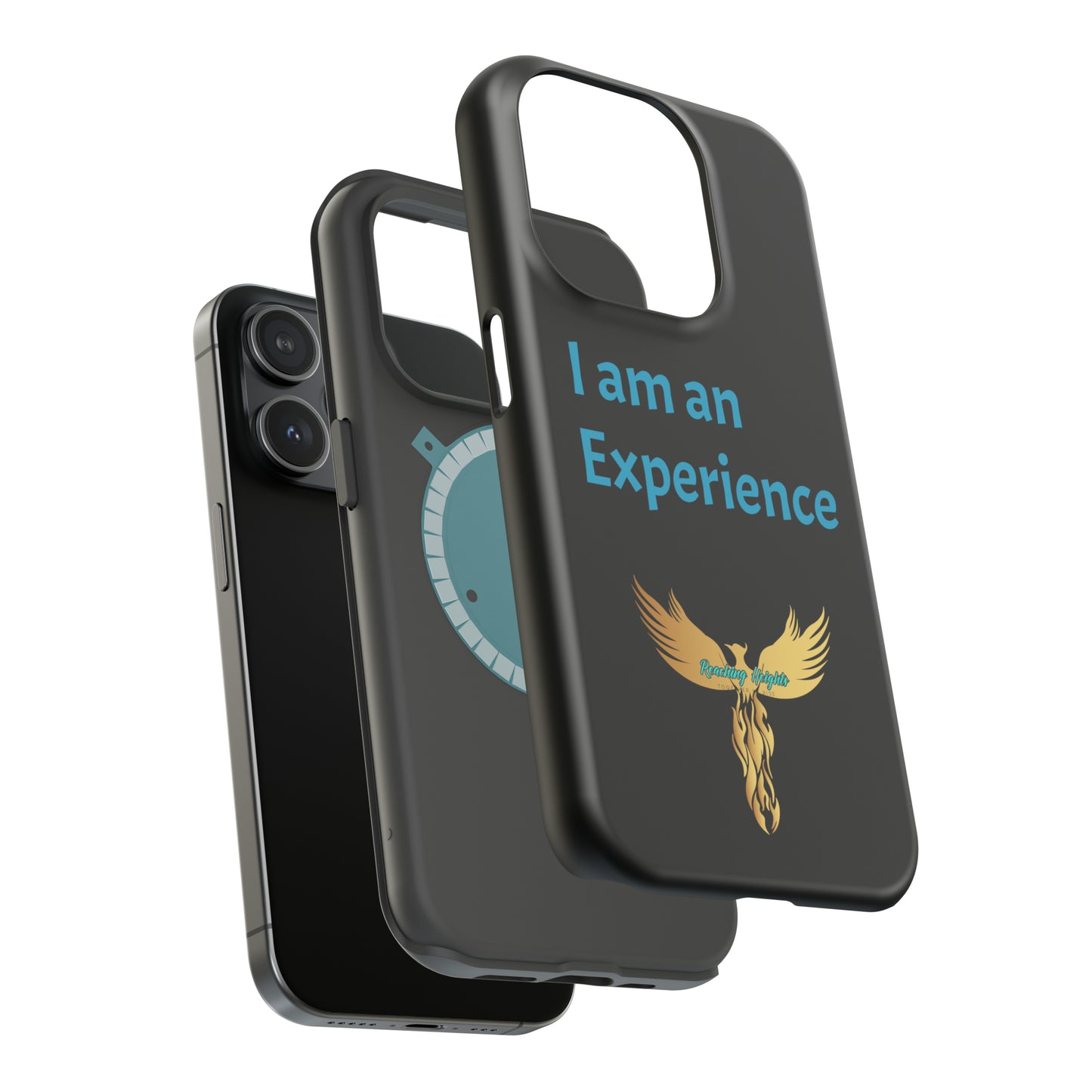 I am an Experience: Black: Turquoise Font: MagSafe Tough Cases