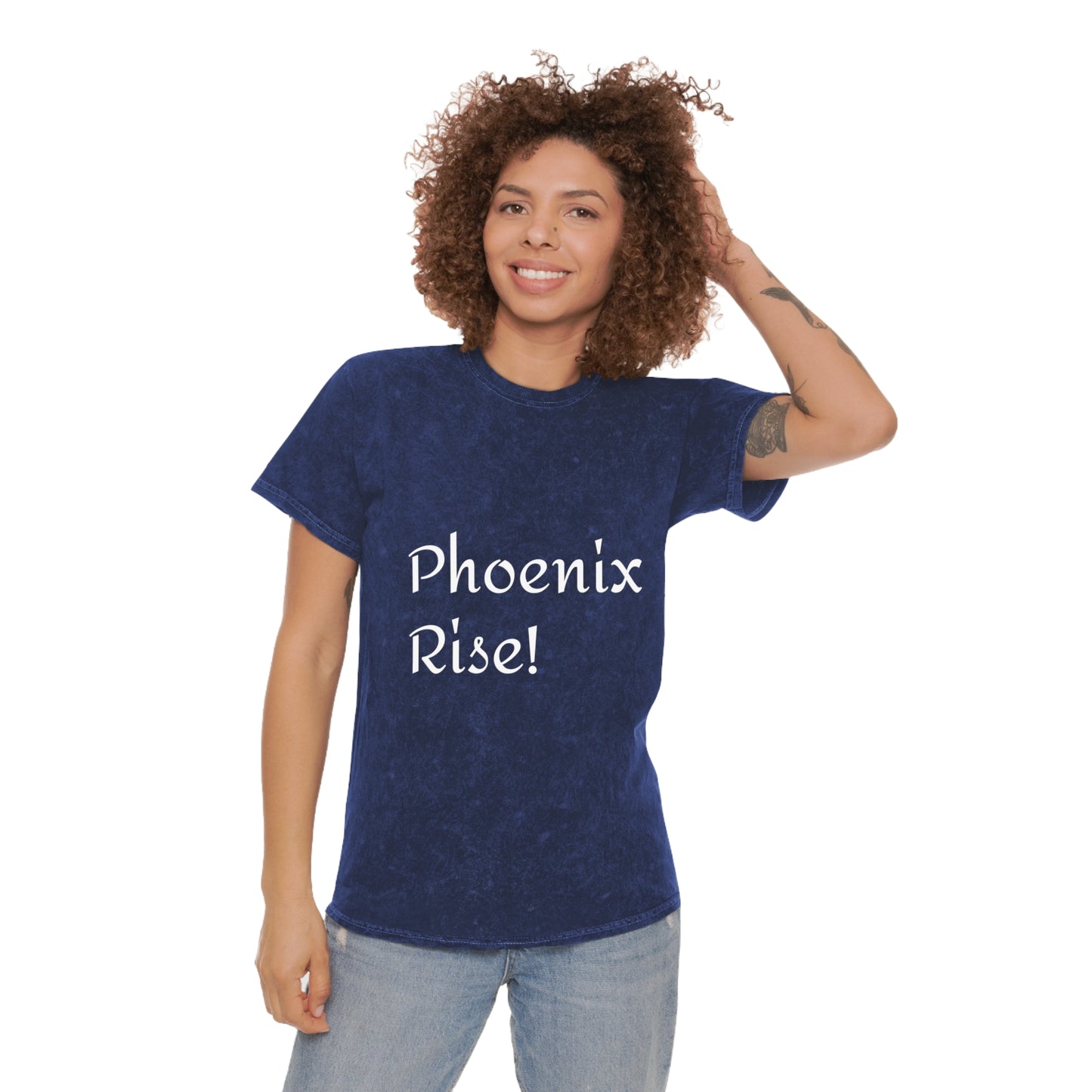 Phoenix Rise: Unisex Mineral Wash T-Shirt