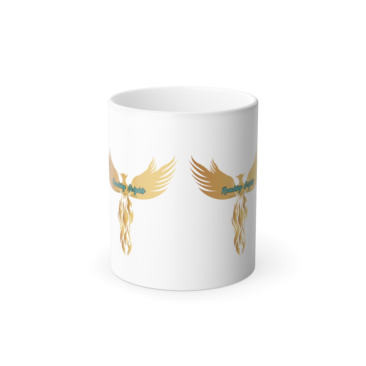 RH Logo: White: Morphing Mug, 11oz