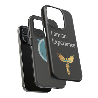 I am an Experience: Black: Light Grey Font: MagSafe Tough Cases