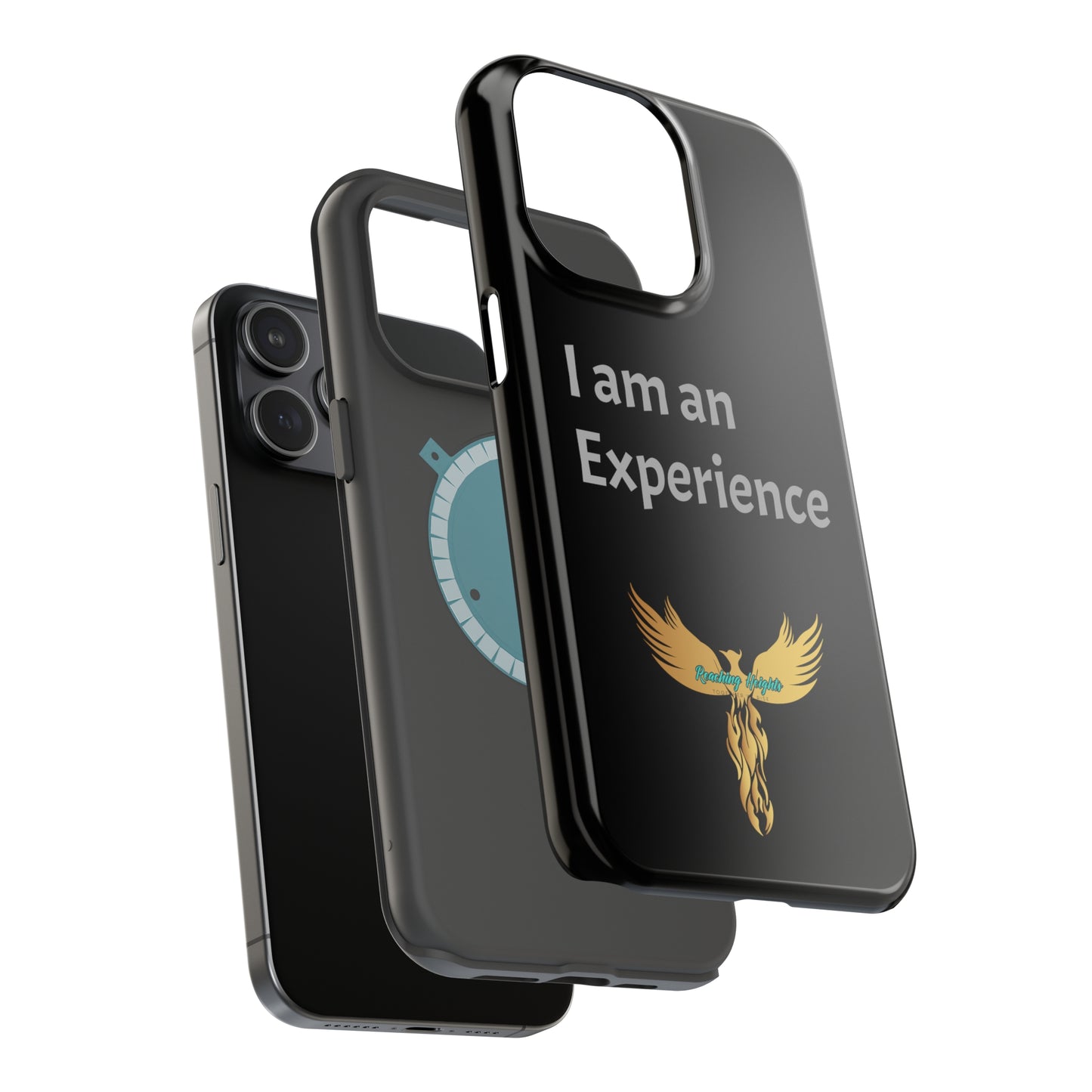 I am an Experience: Black: Light Grey Font: MagSafe Tough Cases