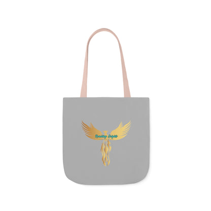 Light Grey: RH Logo: Light Blue Font: Phoenix Rise: Canvas Tote Bag, 5-Color Straps