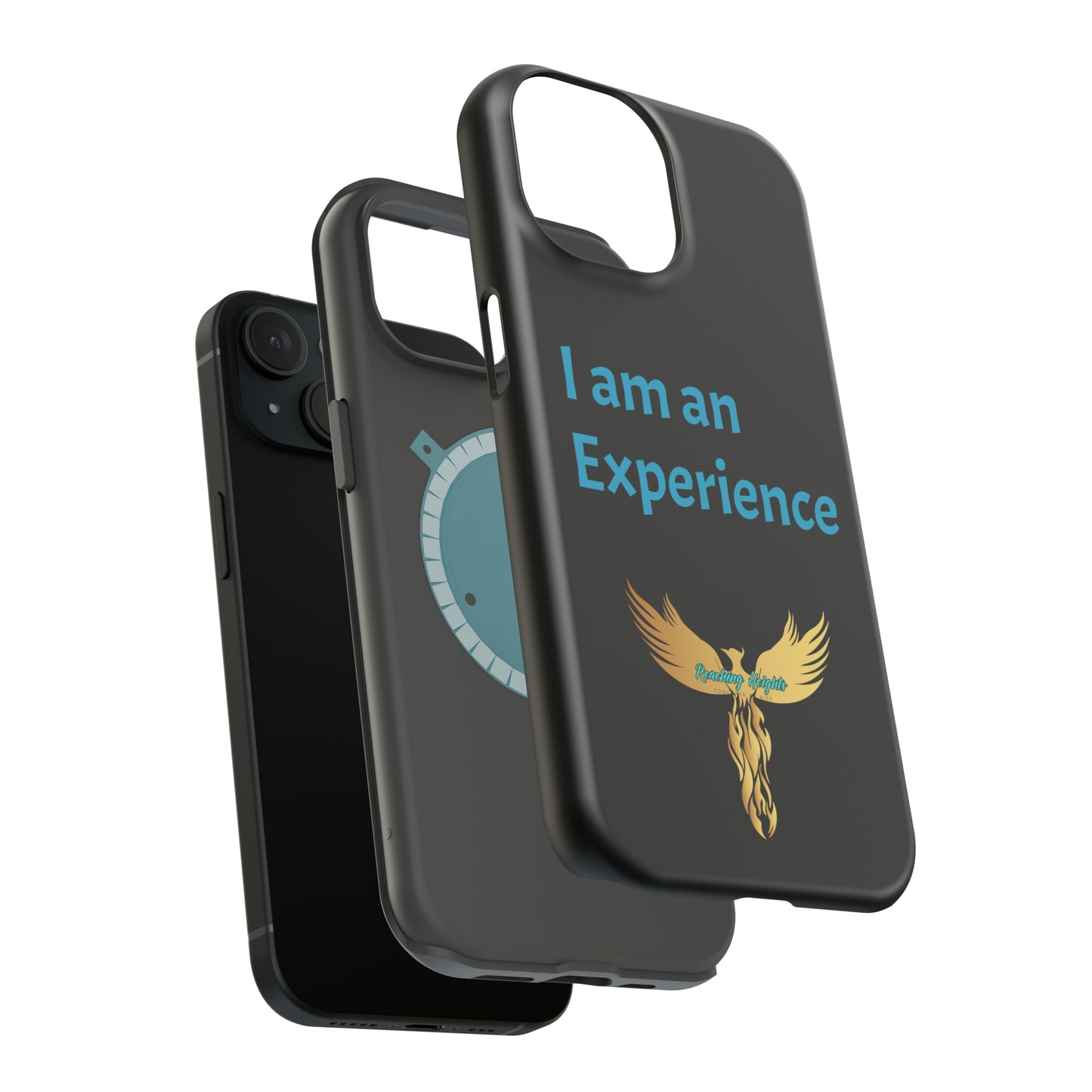 I am an Experience: Black: Turquoise Font: MagSafe Tough Cases