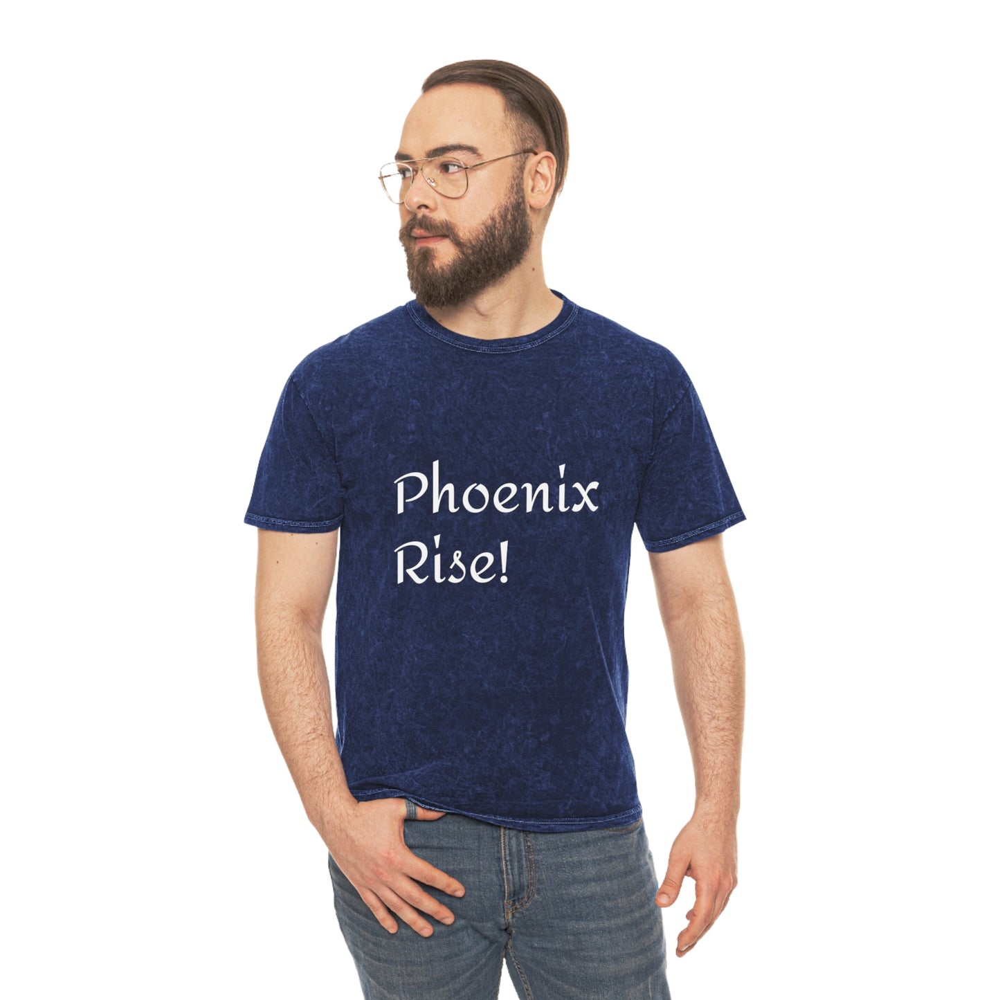 Phoenix Rise: Unisex Mineral Wash T-Shirt