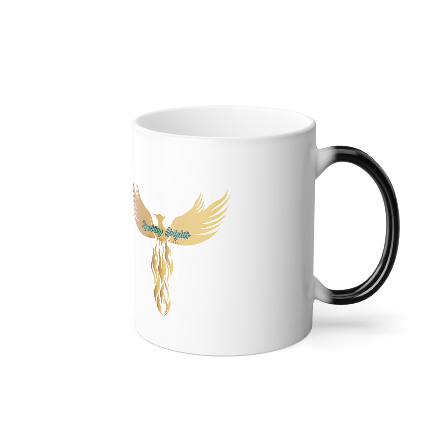 RH Logo: White: Morphing Mug, 11oz