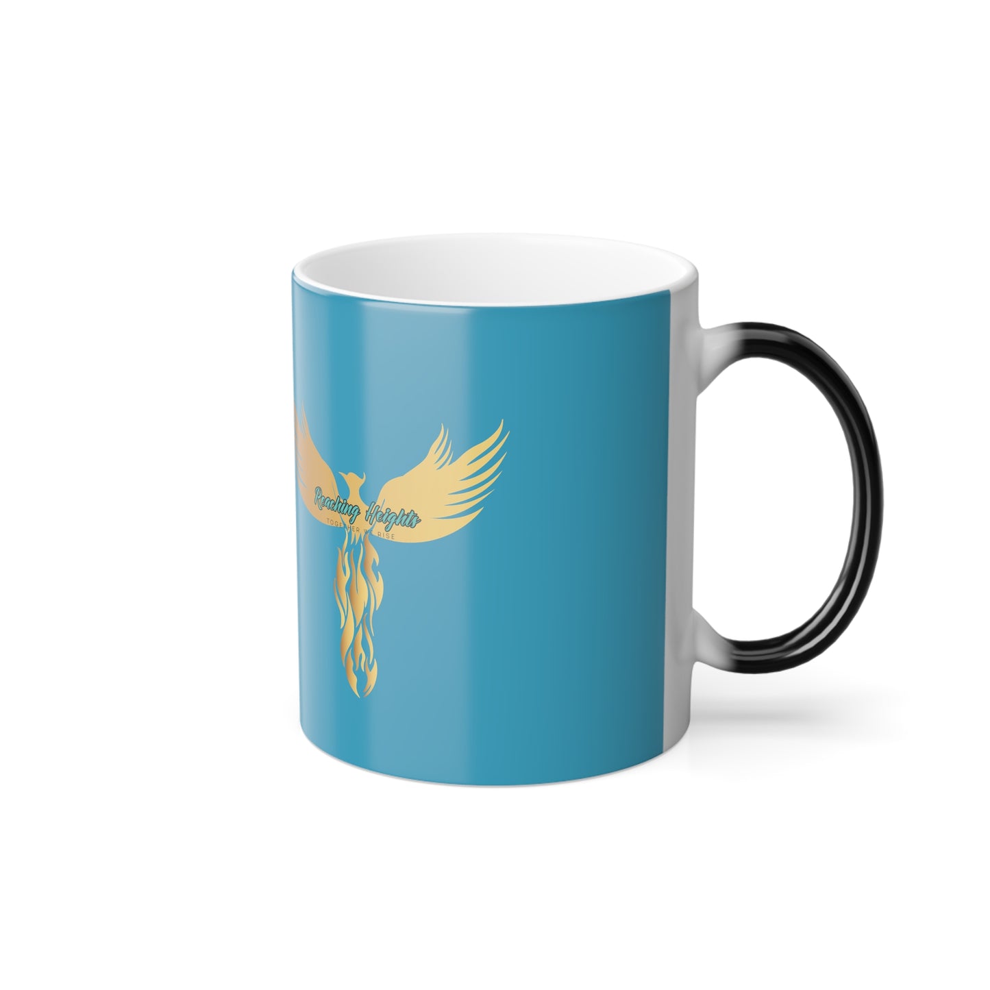 RH Logo: Turquoise: Morphing Mug, 11oz