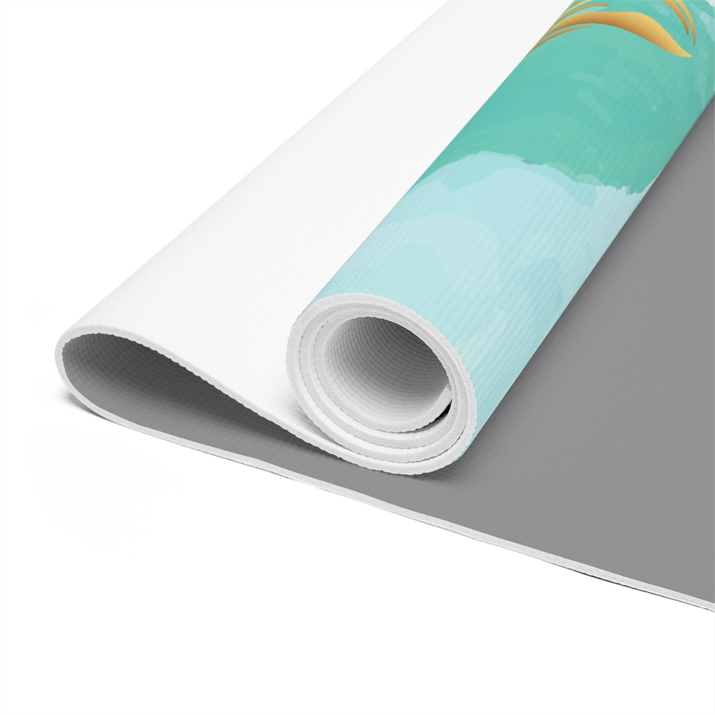 RH Splash: Grey: Foam Yoga Mat