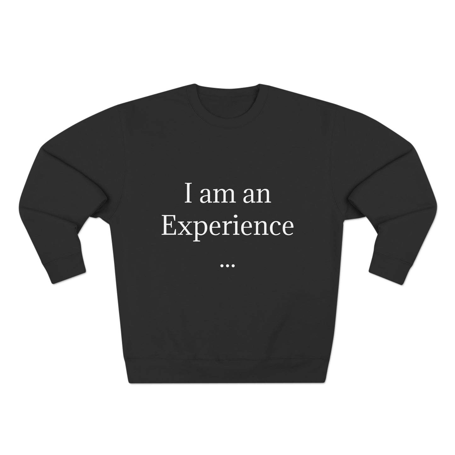 I am an Experience: Unisex Crewneck Sweatshirt