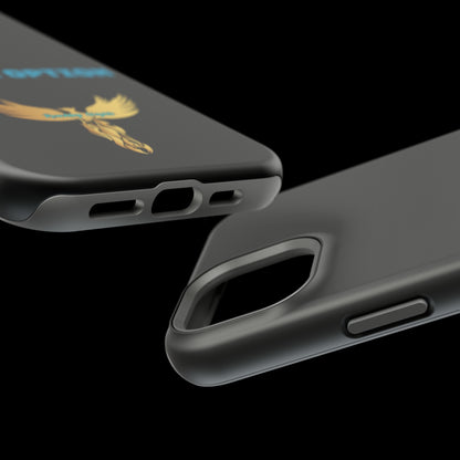 No Is Not an Option: Black: Turquoise Font: MagSafe Tough Cases