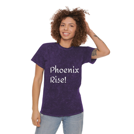 Phoenix Rise: Unisex Mineral Wash T-Shirt
