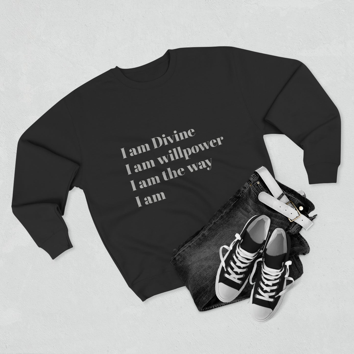 I am: Unisex Crewneck Sweatshirt