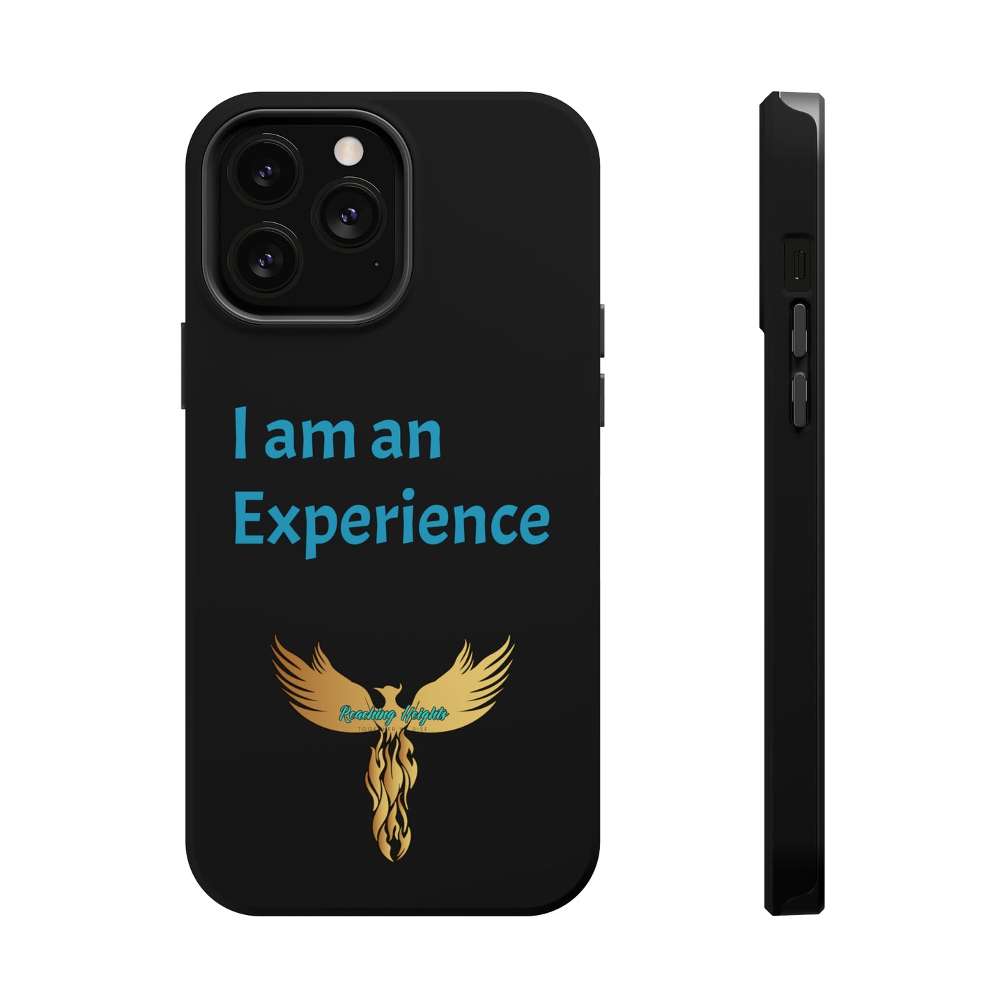I am an Experience: Black: Turquoise Font: MagSafe Tough Cases