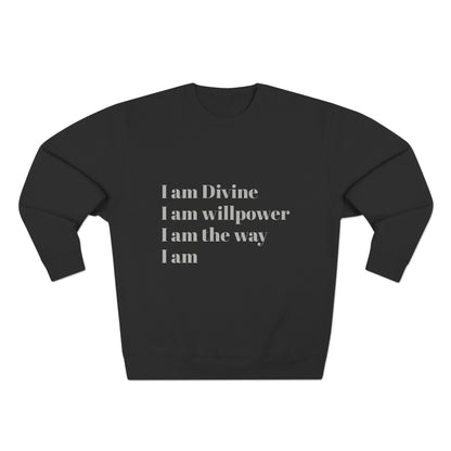 I am: Unisex Crewneck Sweatshirt