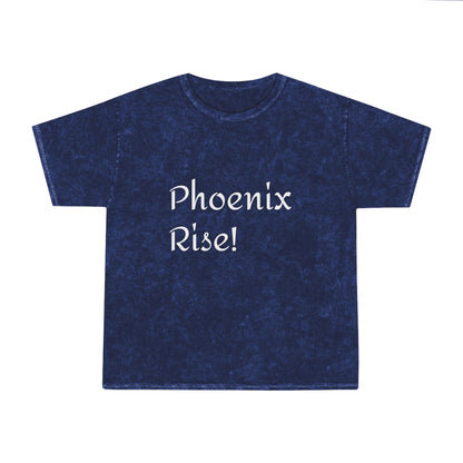 Phoenix Rise: Unisex Mineral Wash T-Shirt