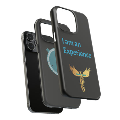 I am an Experience: Black: Turquoise Font: MagSafe Tough Cases