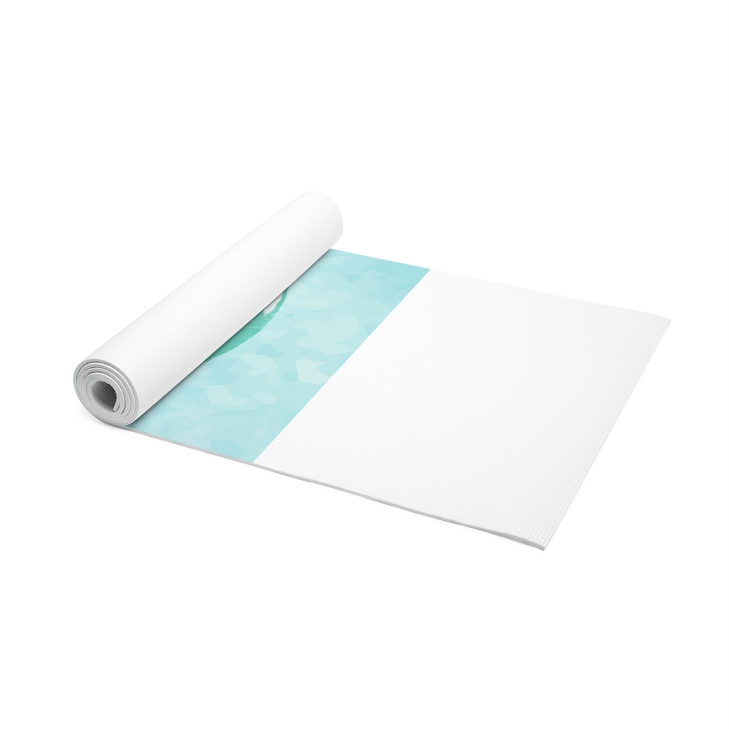 RH Splash: White: Foam Yoga Mat