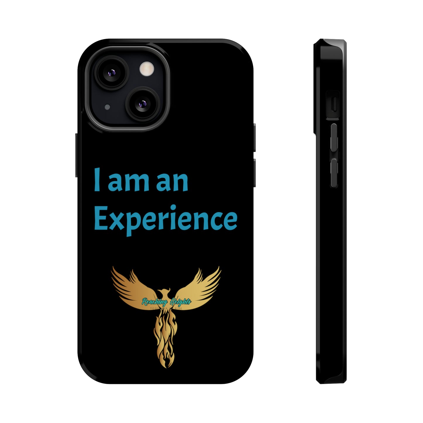 I am an Experience: Black: Turquoise Font: MagSafe Tough Cases