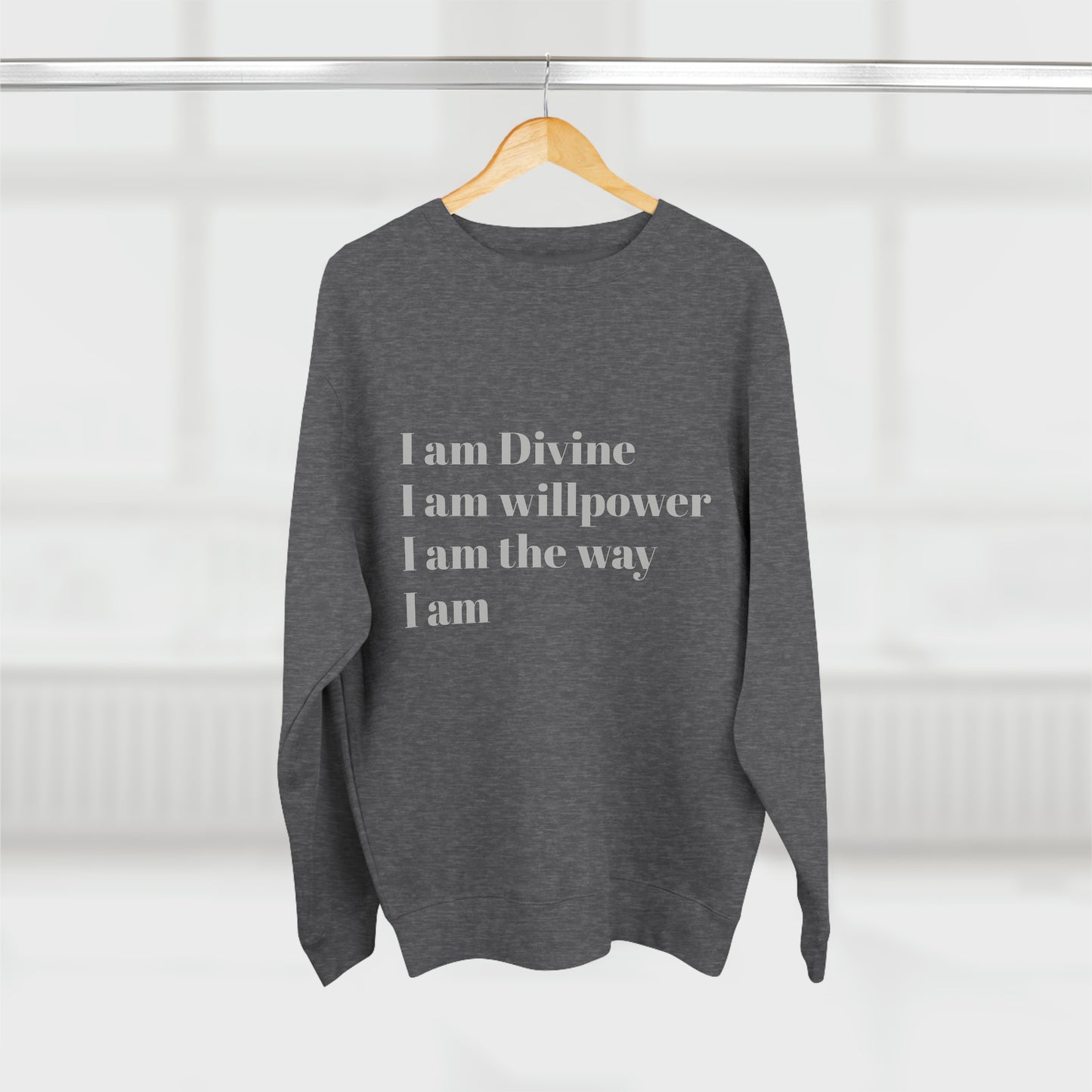 I am: Unisex Crewneck Sweatshirt