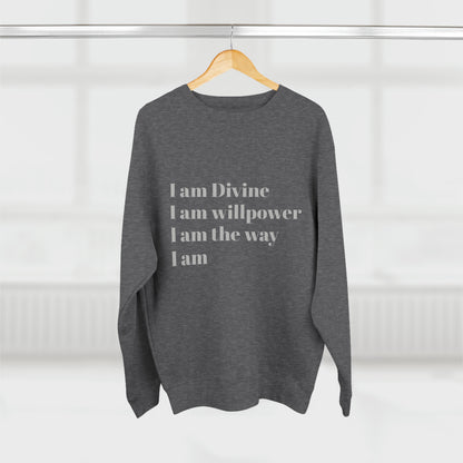 I am: Unisex Crewneck Sweatshirt