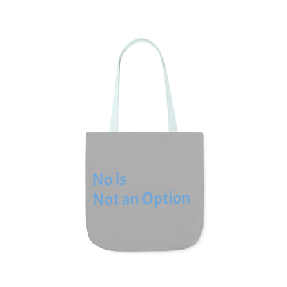 Grey: RH Splash: Light Blue Font: Canvas Tote Bag, 5-Color Straps