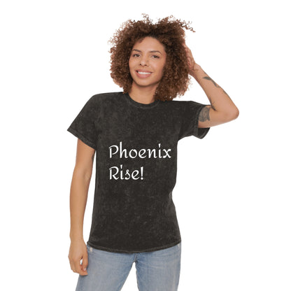 Phoenix Rise: Unisex Mineral Wash T-Shirt