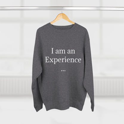 I am an Experience: Unisex Crewneck Sweatshirt