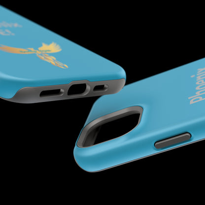 Phoenix Rise: Turquoise: Grey Font: MagSafe Tough Cases