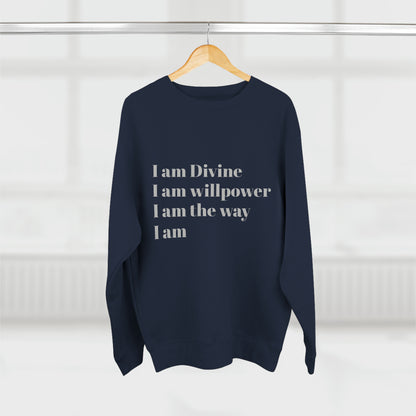 I am: Unisex Crewneck Sweatshirt