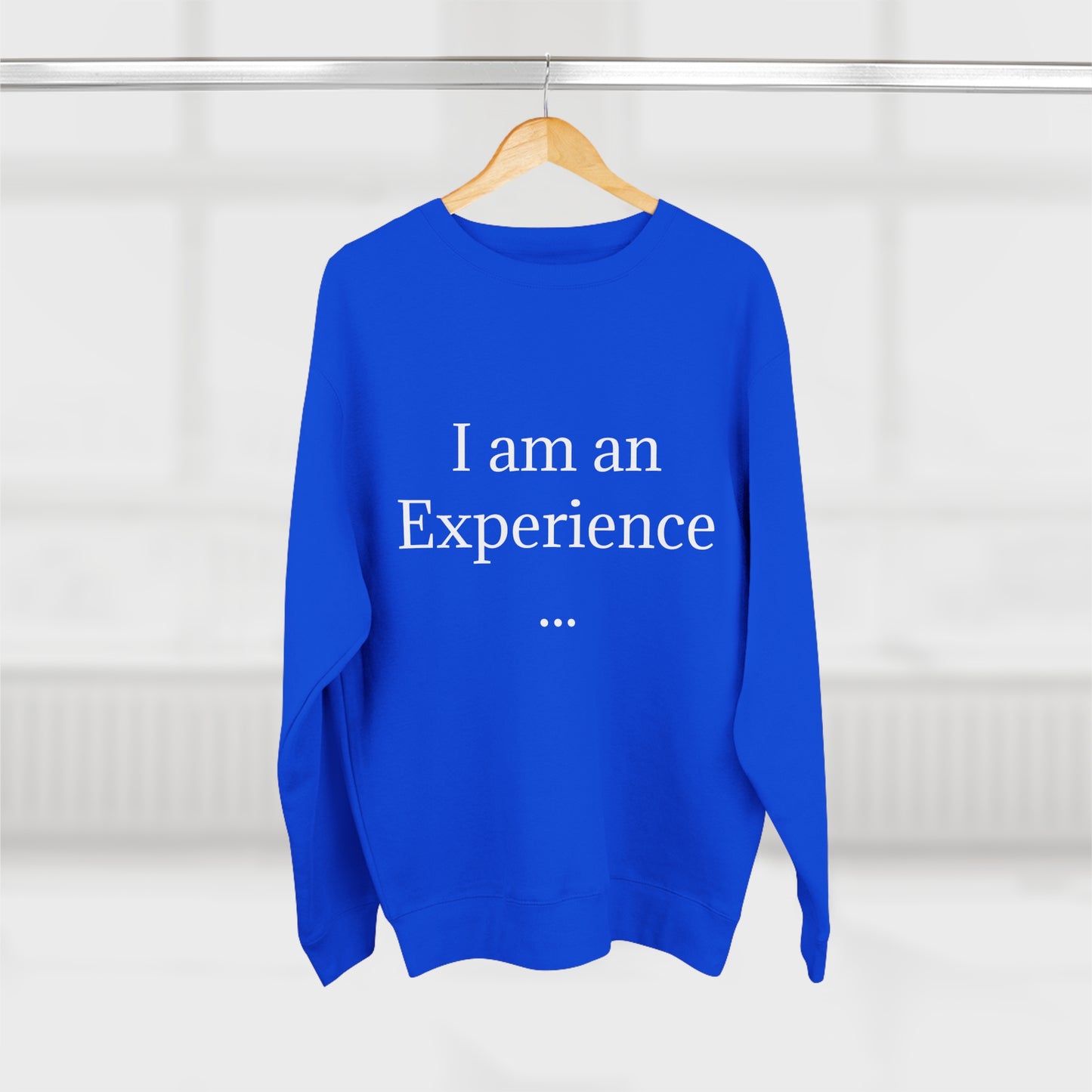 I am an Experience: Unisex Crewneck Sweatshirt